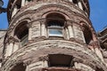 Another view of a section of one of the towers with ornate design old court house Toronto Ontario Canada Royalty Free Stock Photo