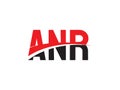 ANR Letter Initial Logo Design Vector Illustration Royalty Free Stock Photo