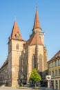 View at the Church of St.Johannis in Ansbach - Germany Royalty Free Stock Photo