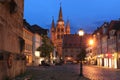 Ansbach at night Royalty Free Stock Photo