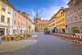 Ansbach. Old town of Ansbach picturesque square view Royalty Free Stock Photo