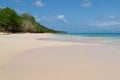 Anse de Mays, sandy beach in Marie Galante Royalty Free Stock Photo