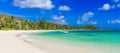 Anse Kerlan - Tropical beach in Seychelles, Praslin Royalty Free Stock Photo