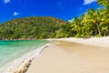 Anse Kerlan - Tropical beach in Seychelles, Praslin Royalty Free Stock Photo