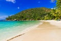 Anse Kerlan - Tropical beach in Seychelles, Praslin Royalty Free Stock Photo