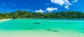 Anse a La Mouche - Paradise beach in Seychelles, Mahe Royalty Free Stock Photo