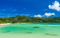 Anse a La Mouche - Paradise beach in Seychelles, Mahe Royalty Free Stock Photo