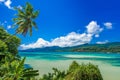 Anse a La Mouche - Paradise beach in Seychelles, Mahe Royalty Free Stock Photo