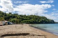 Anse La Raye beach Royalty Free Stock Photo