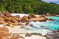 Anse Lanzio Royalty Free Stock Photo