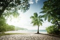 Anse Lazio beach, Praslin island Royalty Free Stock Photo