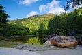 Anse Lazio beach, Seychelles. Royalty Free Stock Photo