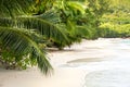 Anse Lazio - the most beautiful beach of Seychelles. Praslin, Seychelles Royalty Free Stock Photo