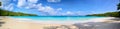 Anse Lazio panorama Royalty Free Stock Photo