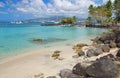 Anse Mitan - Martinique - Tropical island of Caribbean sea Royalty Free Stock Photo