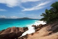 Anse Patates. La Digue Island Royalty Free Stock Photo