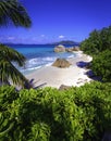 Anse severe beach,seychelles Royalty Free Stock Photo