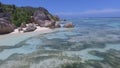 Anse Source Argent in La Digue, famous Seychelles Beach Royalty Free Stock Photo