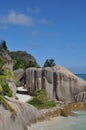 Anse Source d` Argent Royalty Free Stock Photo