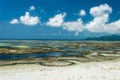 Anse Source d`Argent - beautiful Beach on tropical island La Digue in Seychelles Royalty Free Stock Photo