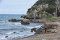 Ansedonia, a seaside resort in central Italy Royalty Free Stock Photo