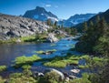 Ansel Adams Wilderness in the Eastern Sierras Royalty Free Stock Photo