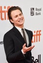 Ansel Elgort at premiere of The Goldfinch at Toronto International Film Festival