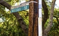 Anson Street sign in downtown Charleston SC