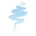 Anstract blue shape art elements for branding kid, design logo