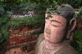 Ant Buddha in Leshan, Sichuan, China Royalty Free Stock Photo