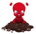 Ant cartoon Royalty Free Stock Photo