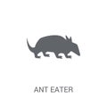 Ant eater icon. Trendy Ant eater logo concept on white background from animals collection