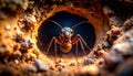 Ant Emerging from Nest Royalty Free Stock Photo