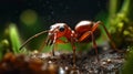 Ant macro close-up