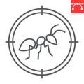 Ant target line icon