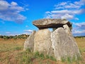 Anta da Vidigueira, a megalithic dolmen in the Alentejo region of Portugal Royalty Free Stock Photo
