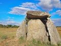 Anta da Vidigueira, a megalithic dolmen in the Alentejo region of Portugal Royalty Free Stock Photo