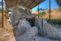 anta grande do zambujeiro ruins near portuguese town evora