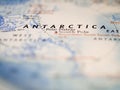 Antactica Map Royalty Free Stock Photo