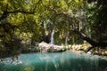 Antalya Kursunlu waterfall wonder of nature, a cool place in the hot summer getaway