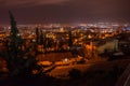 Antalya at night from the observation deck Royalty Free Stock Photo