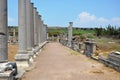 Antalya Perge ancient Greek, between columns