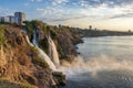 Duden Waterfall view in Antalya City of Turkey Royalty Free Stock Photo