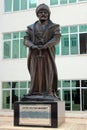 Antalya, Turkey - April 29, 2022: Monument to Fatih Sultan Mehmet in Akdeniz University. He was an Ottoman sultan who conquered Royalty Free Stock Photo