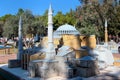 Antalya - Turkey - February 26, 2022: Model of Istanbul Hagia Sophia at Dokuma Park, a popular park with an open-air museum of