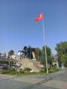 Antalya turkey flag monument
