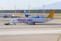 Boing 737- 800 from Pegasus airline on push back in Antalya, Turkey