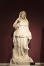 Ancient statue of Selene in Antalya museum. Royalty Free Stock Photo