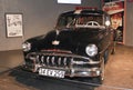 Antalya, Turkey, January 17, 2023. An old rare black passenger a car