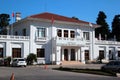 Antalya, Turkey - July 18, 2022: The building of Antalya Metropolitan Municipality City Theater in Karaalioglu park